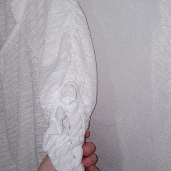 Free People White Dorothy Cinch Peasant Top❤️❤️ Sz Small - Picture 5 of 13